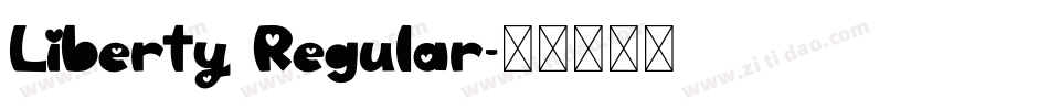 Liberty Regular字体转换